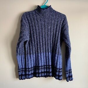 Vintage Huntington Ridge | Ribbed Turtleneck Sweater